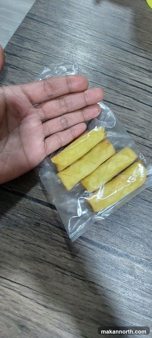 Spring Rolls in Plastic Bag