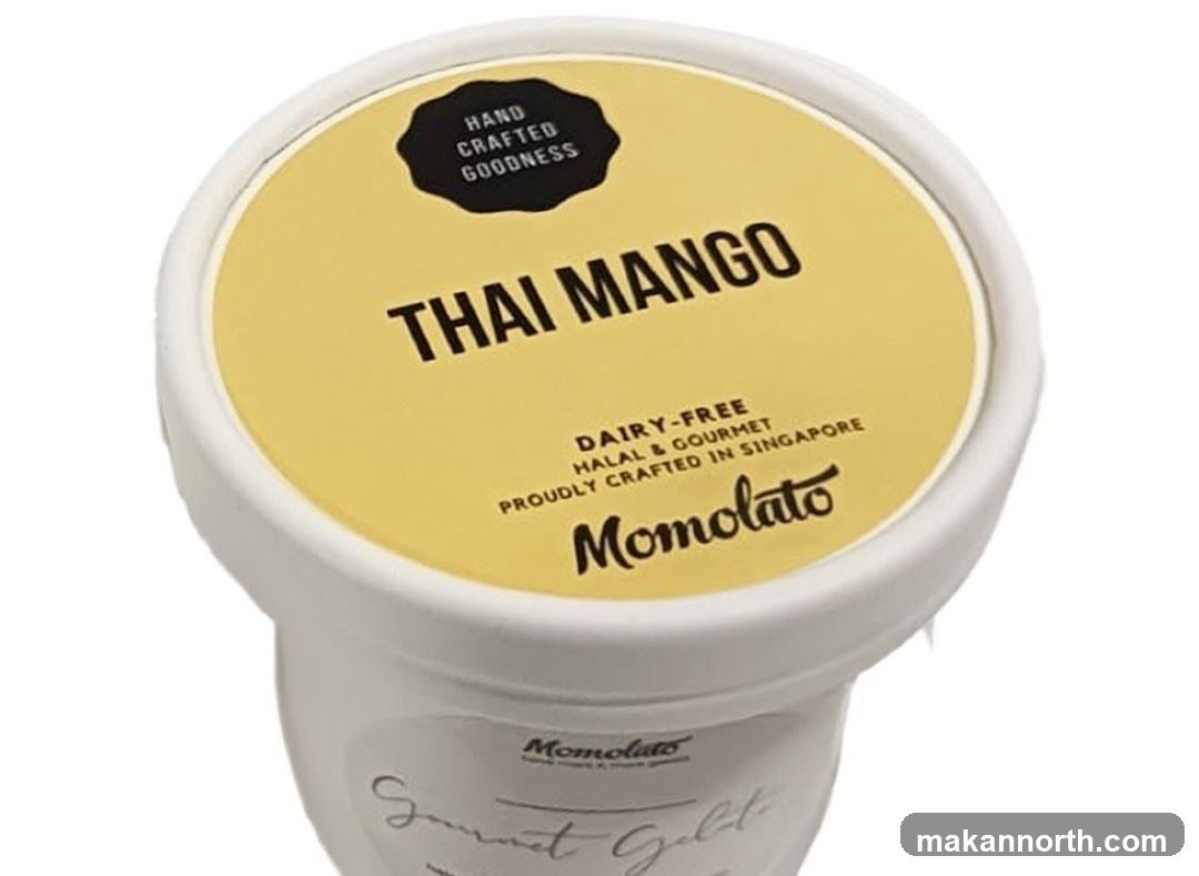 Thai Mango Gelato Container