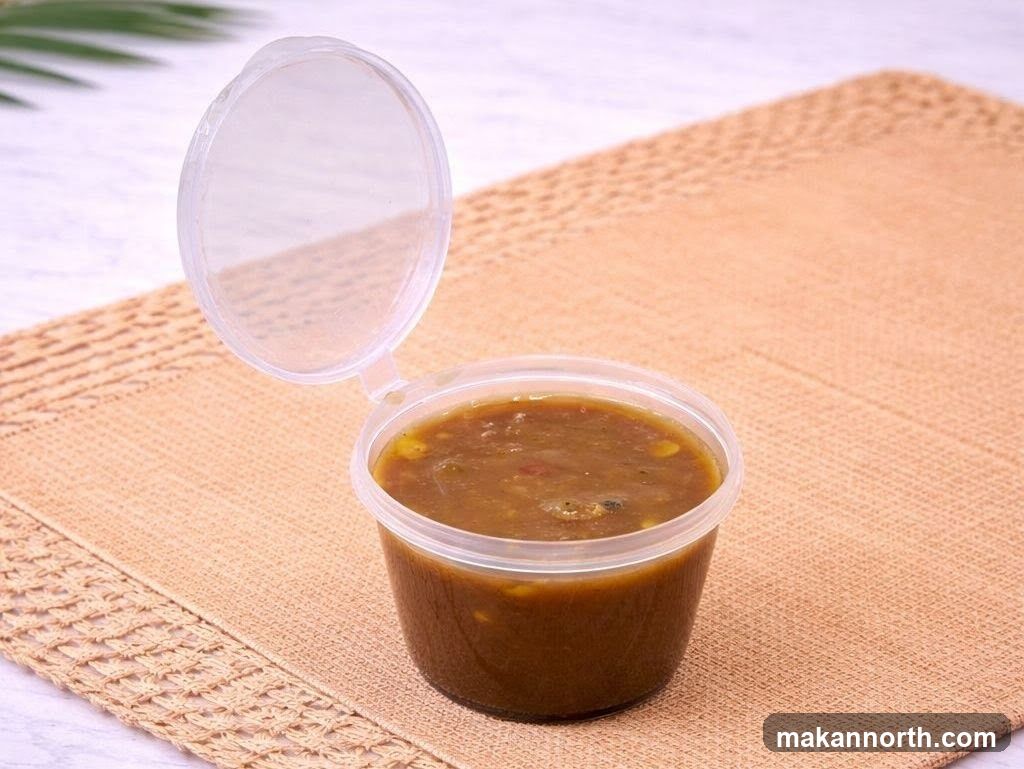 Sauce in a Container