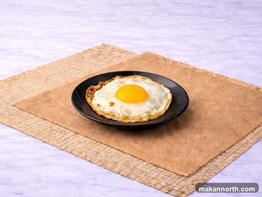 Fried Egg on a Plate