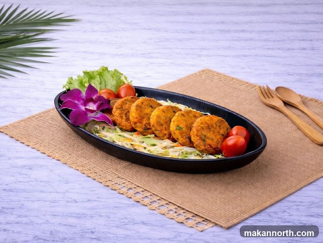 Fish Cakes with Salad