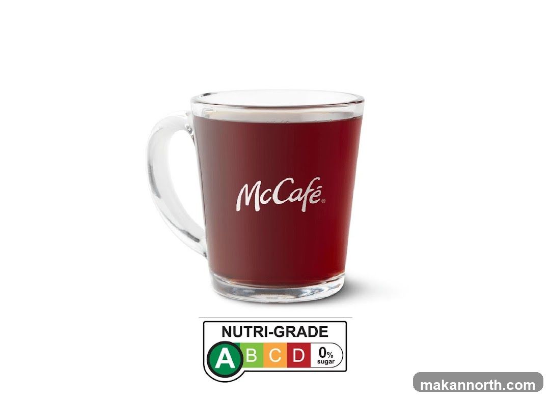 McCafé Drink with Nutri-Grade Label