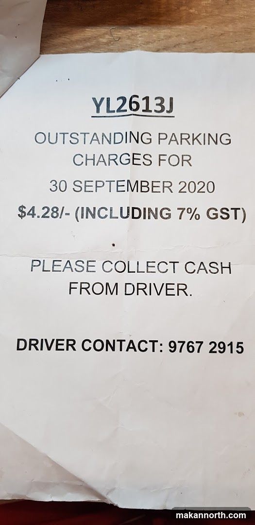 Outstanding Parking Charges Notice