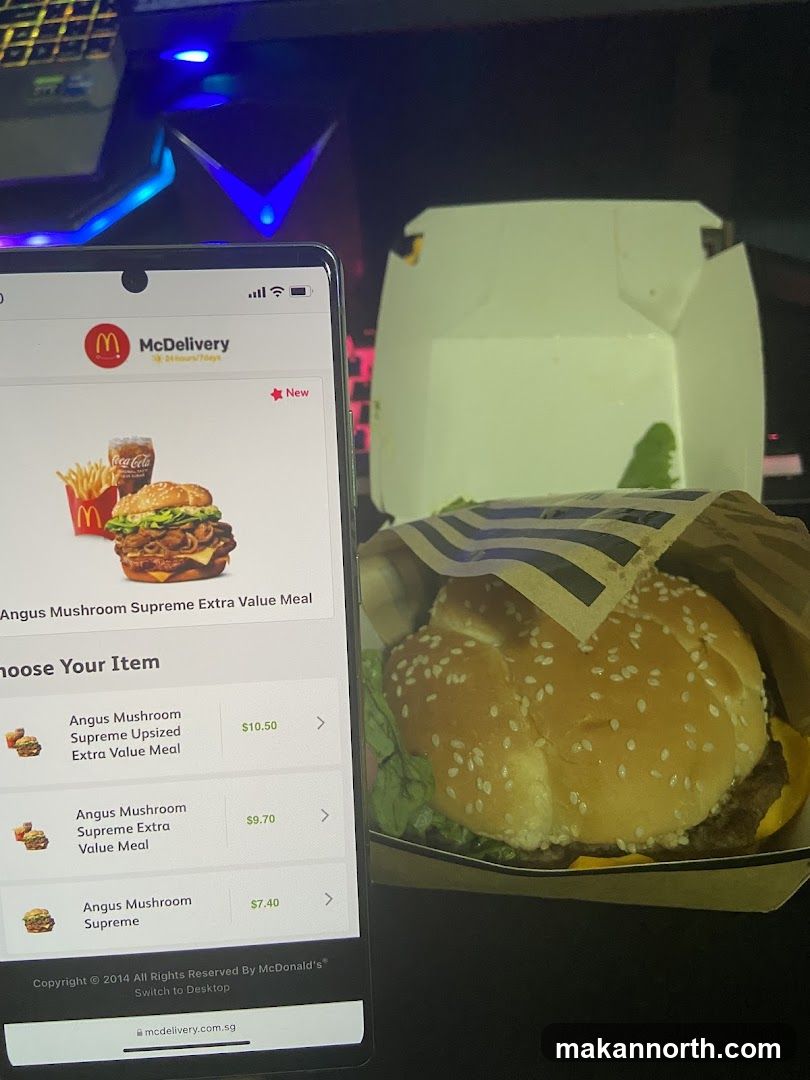 McDelivery Menu