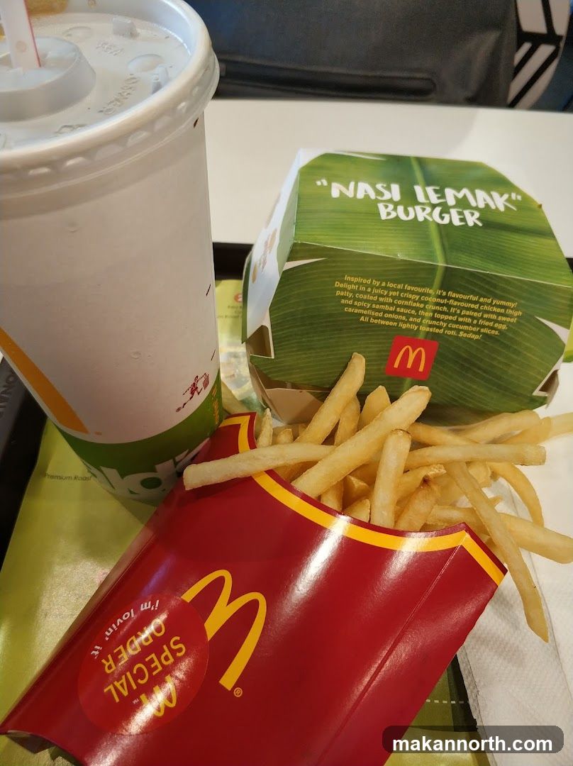 Nasi Lemak Burger Meal
