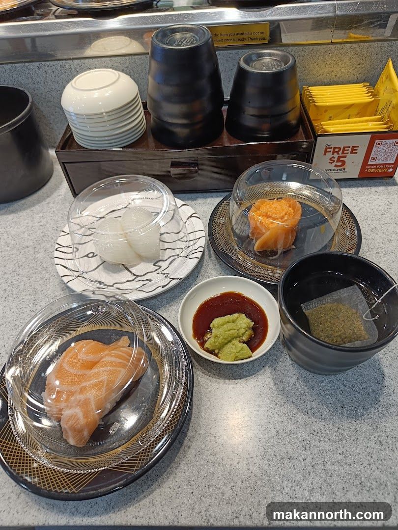 Sushi and Condiments