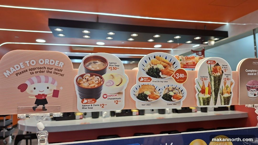 Made to Order Menu