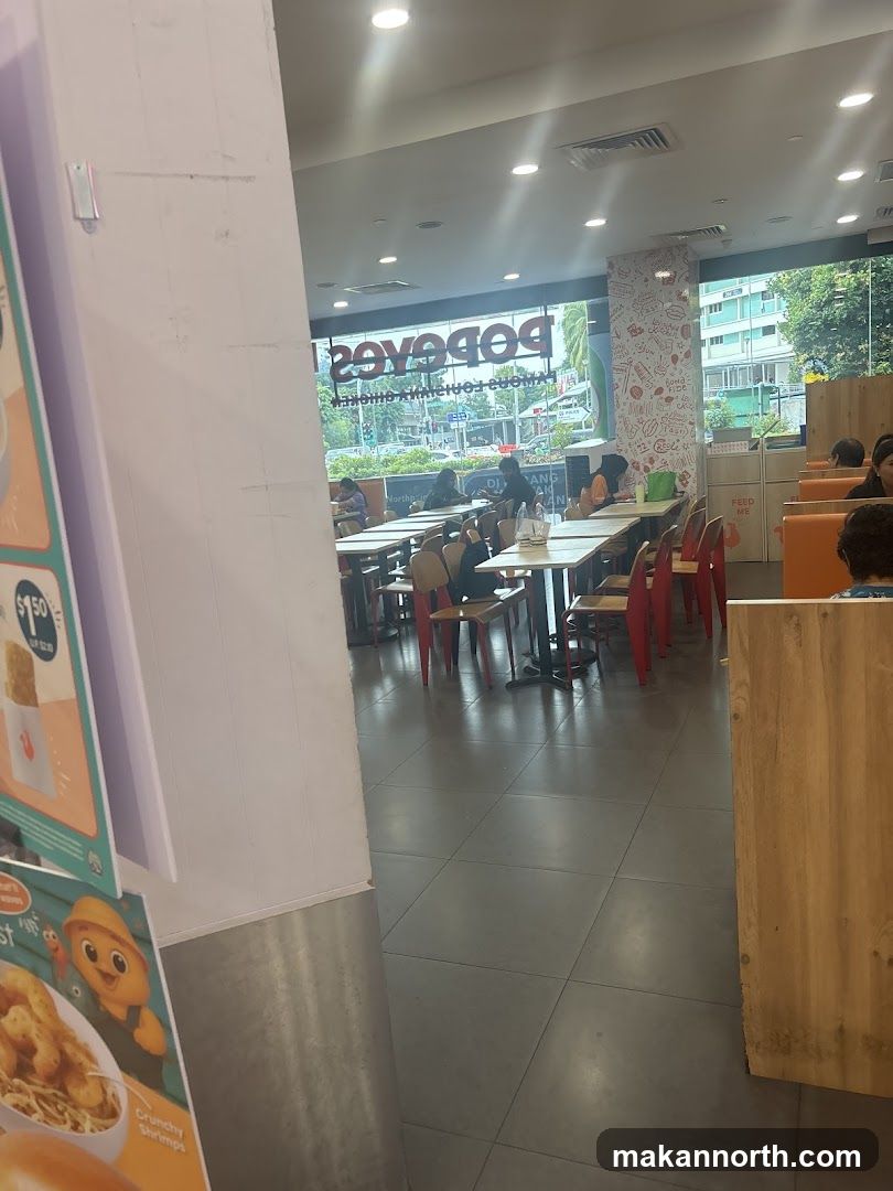 Popeyes Restaurant Interior
