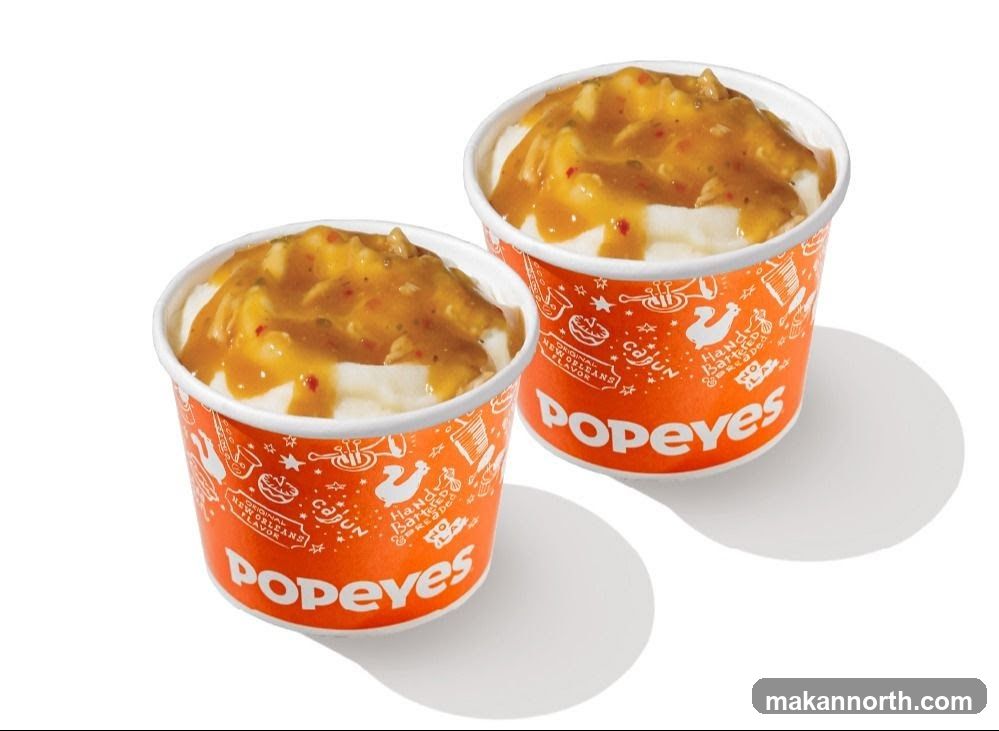 Popeyes Mashed Potatoes with Gravy