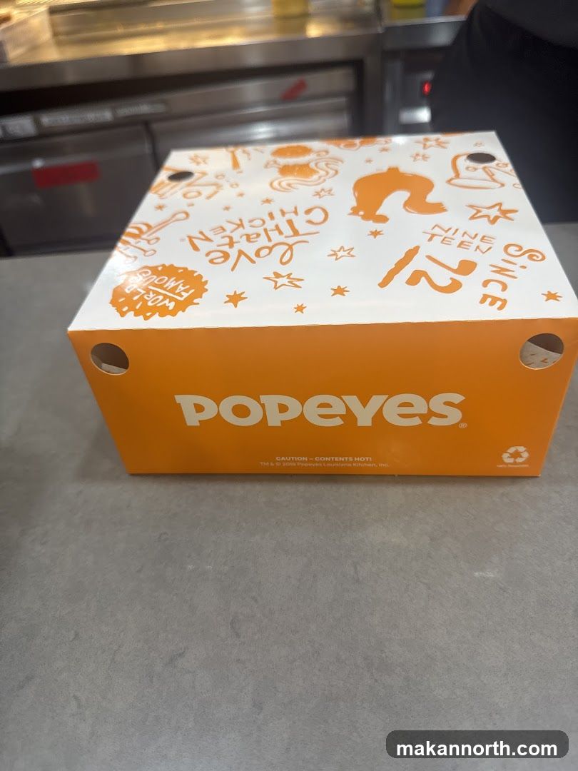 Popeyes Chicken Box