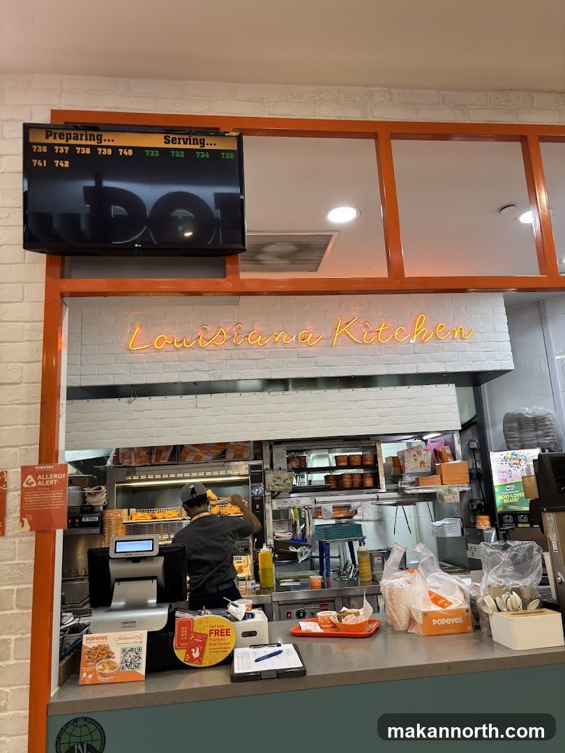 Popeyes Louisiana Kitchen Counter