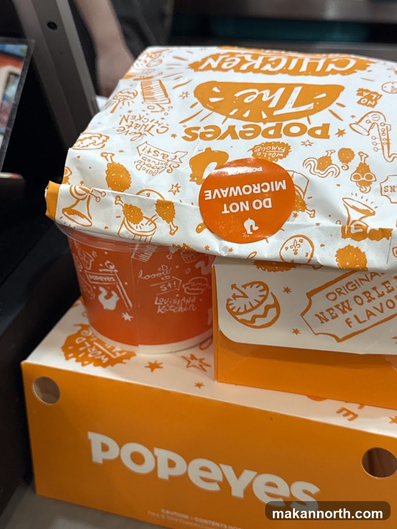 Popeyes Chicken Packaging