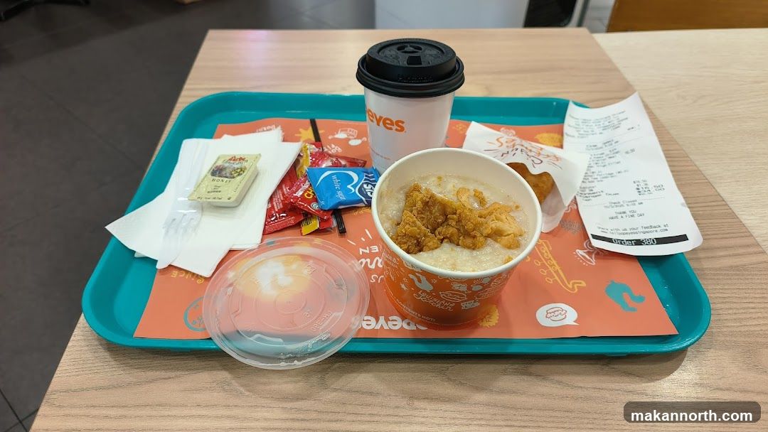 Popeyes Breakfast Tray