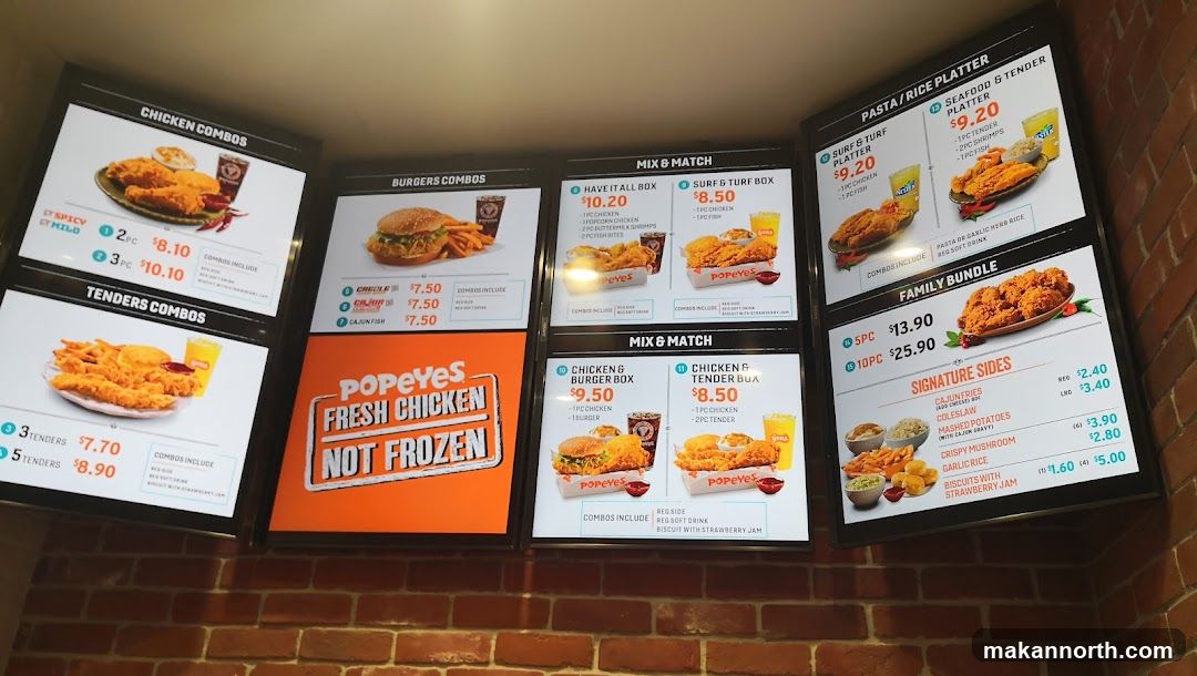 Popeyes Menu