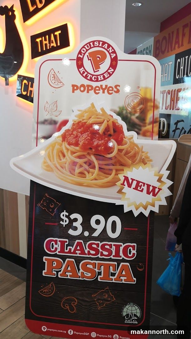 Popeyes Classic Pasta Promotion
