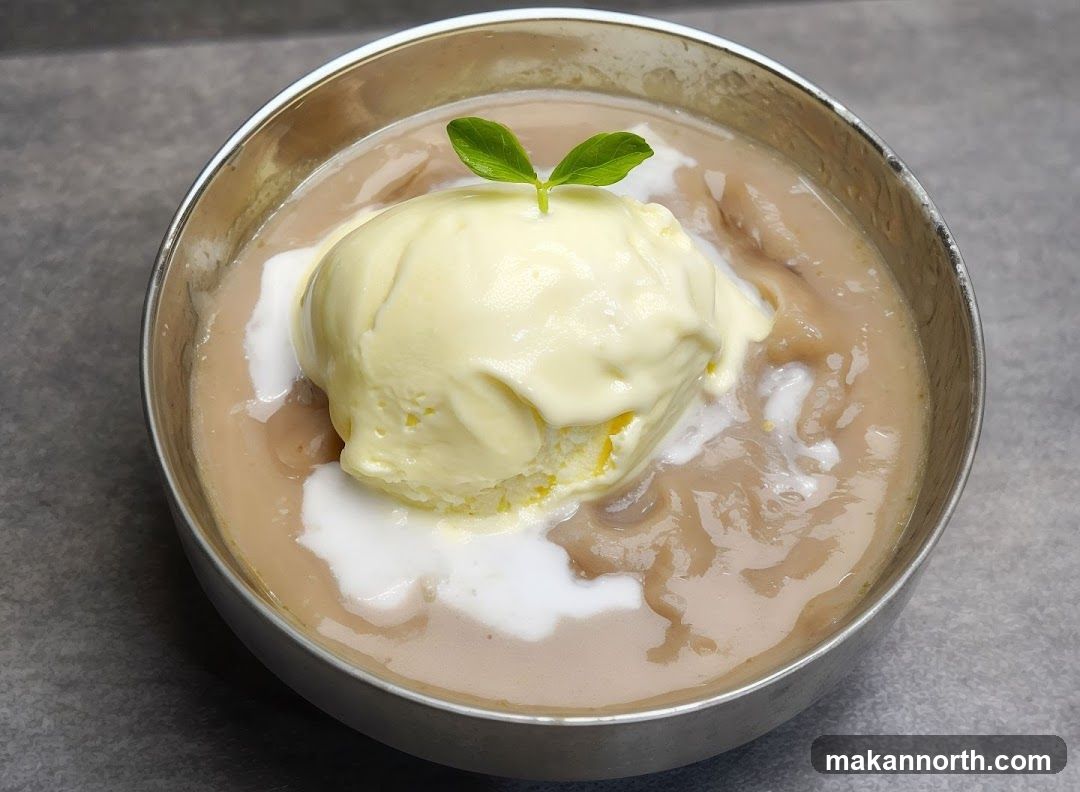 Dessert with Ice Cream