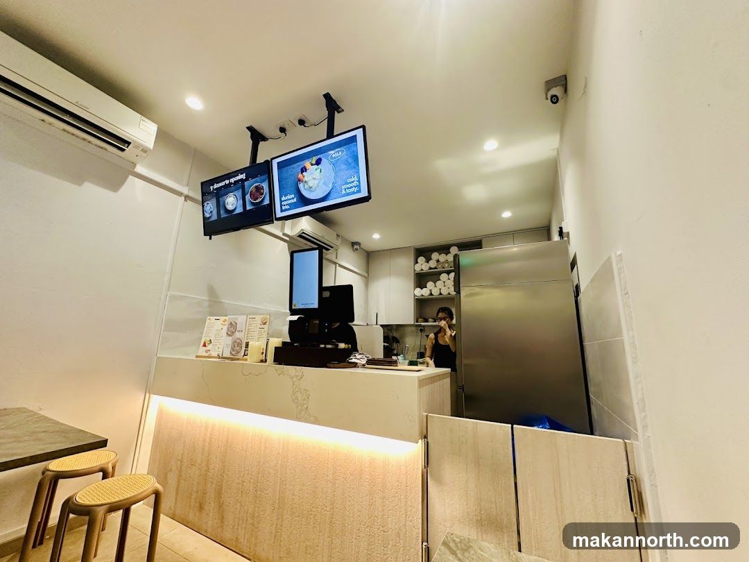 Dessert shop interior