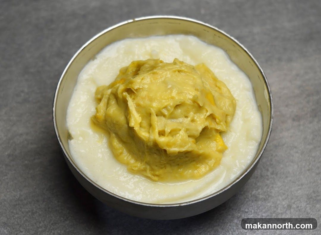 Creamy Dessert with Yellow Topping