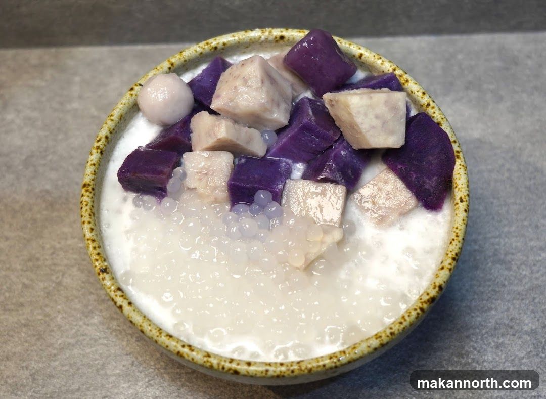 Taro and Sweet Potato Dessert