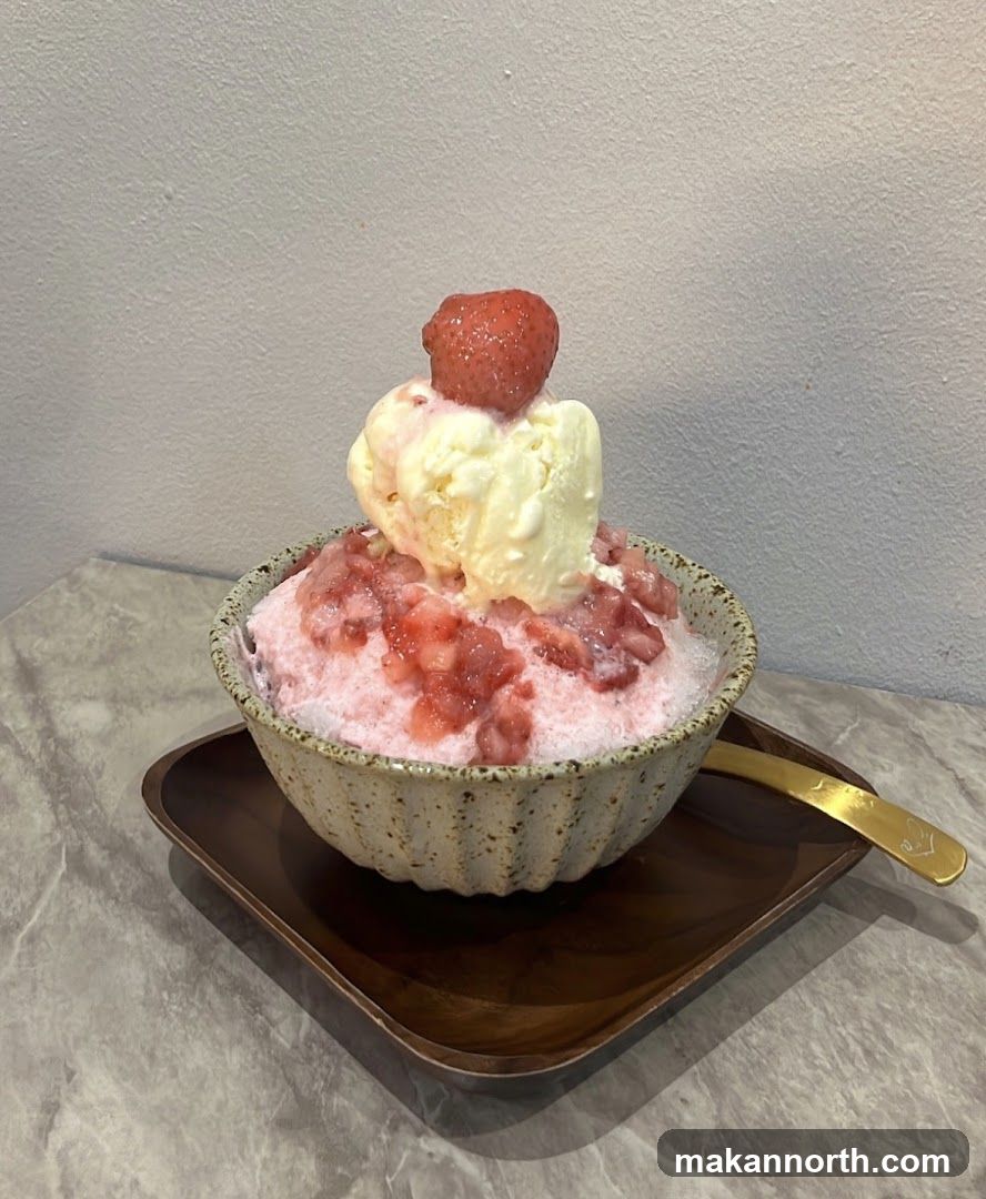 Strawberry Shaved Ice