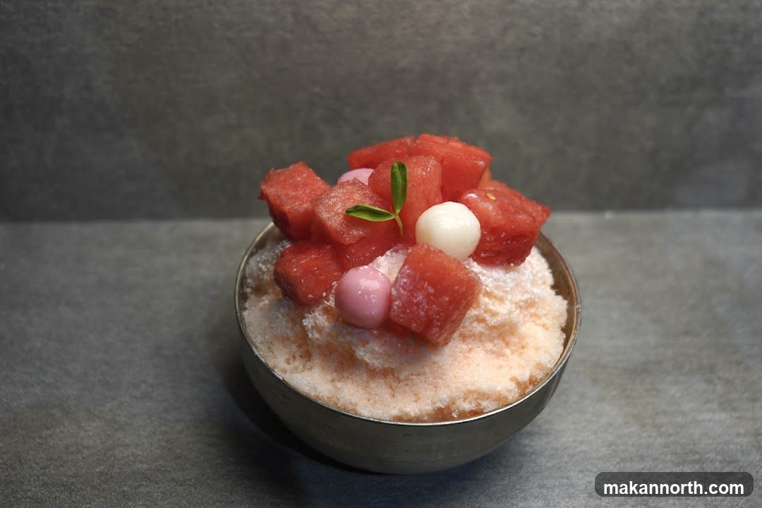 Watermelon Shaved Ice Dessert
