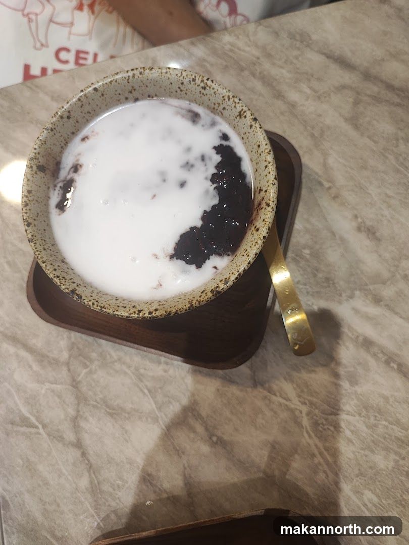 Black Rice Pudding with Coconut Milk