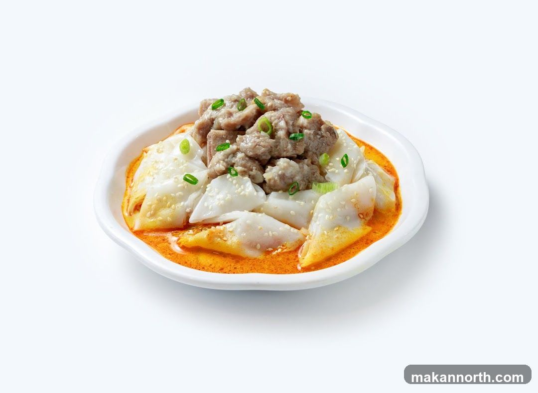 Steamed Rice Rolls with Meat