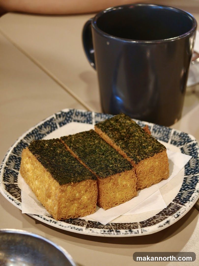 Fried Tofu with Seaweed