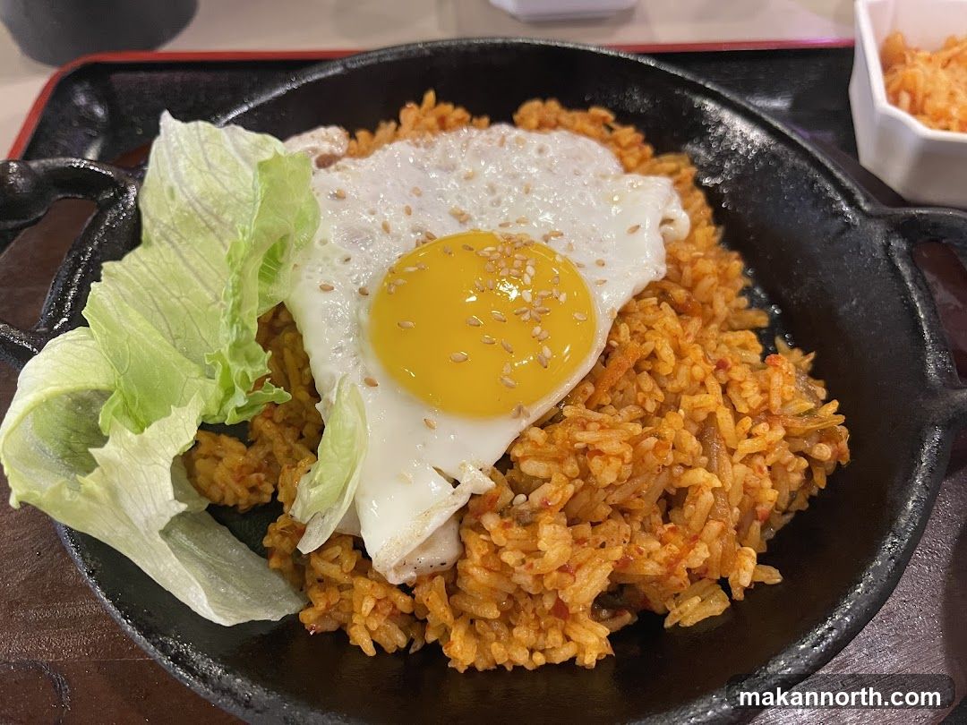 Kimchi Fried Rice with Fried Egg