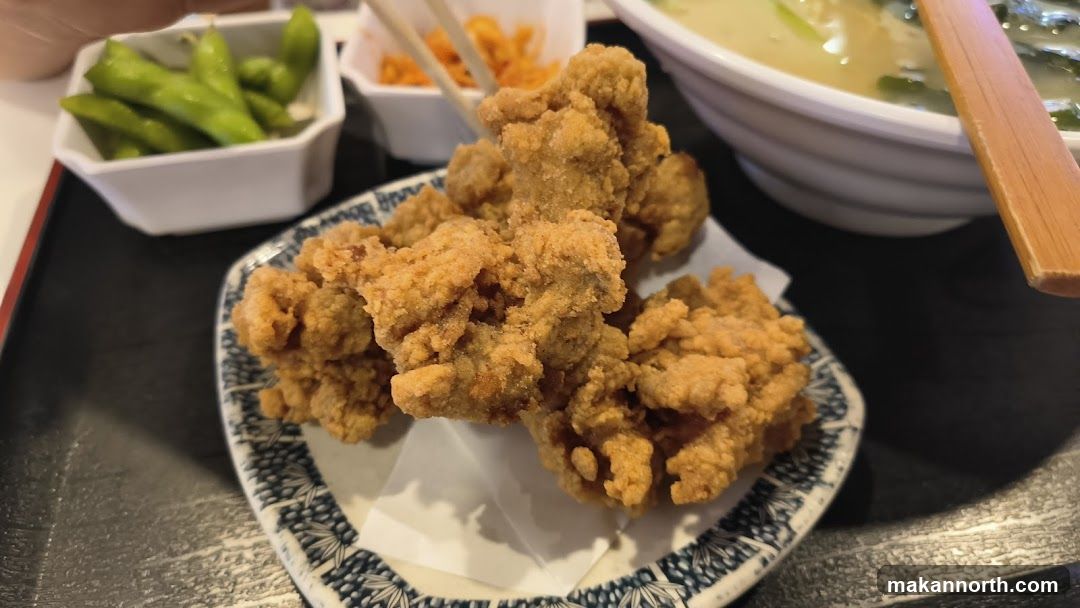 Fried Chicken and Edamame