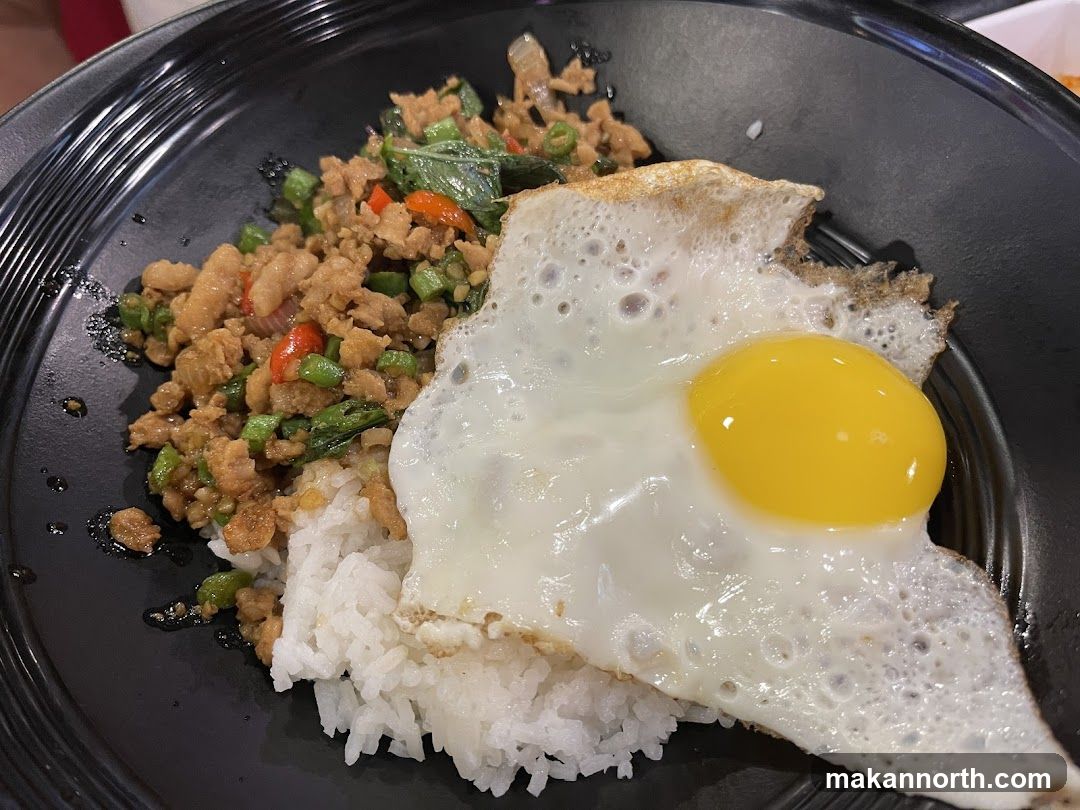 Thai Basil Chicken with Fried Egg