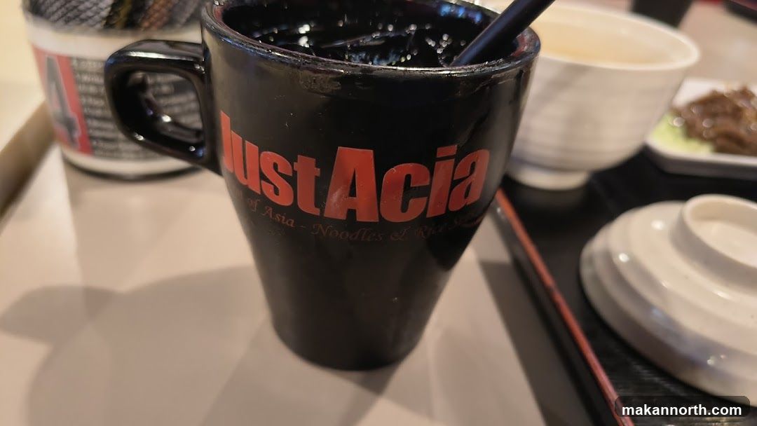 Black mug with red logo