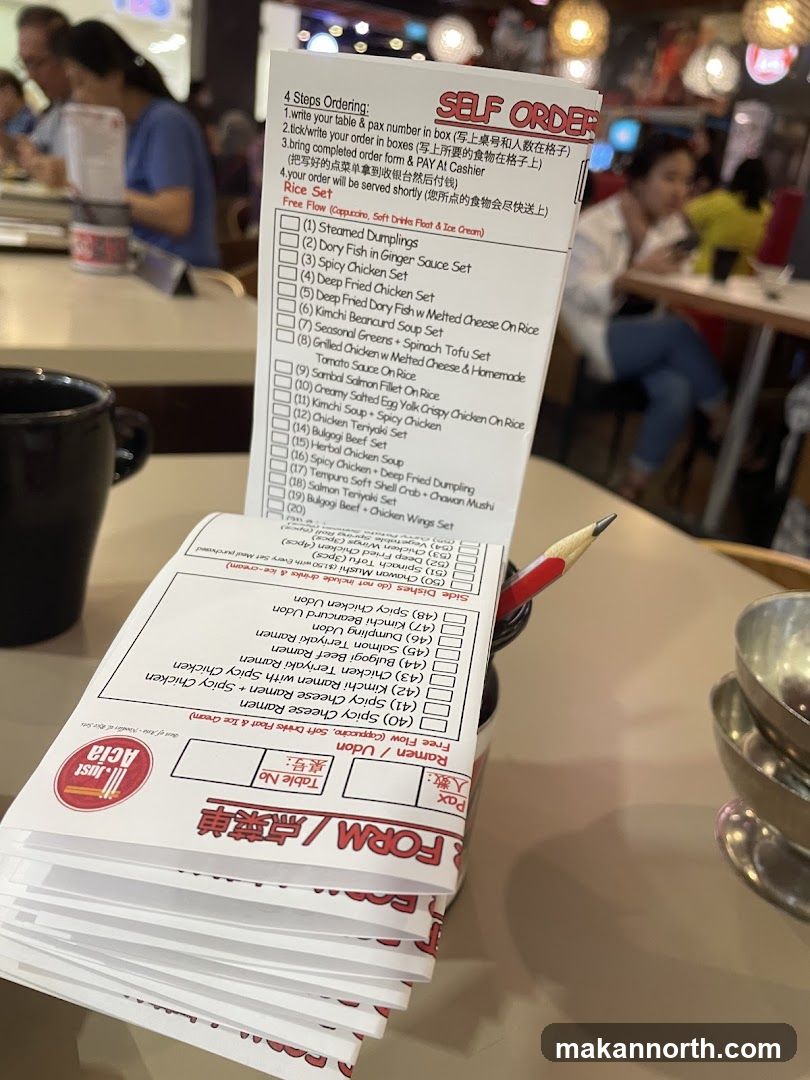 Self Order Form
