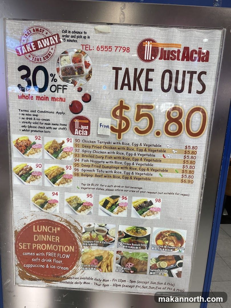 Just Acia Take Outs