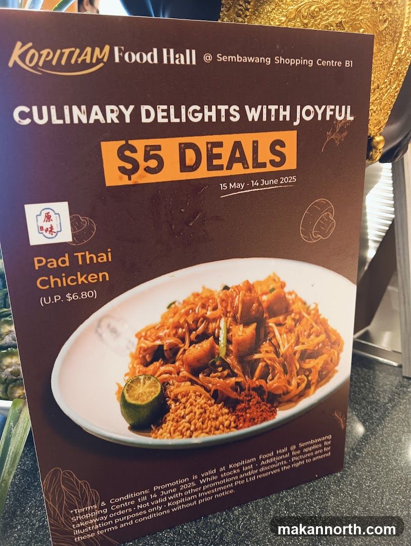 Kopitiam Food Hall $5 Deals