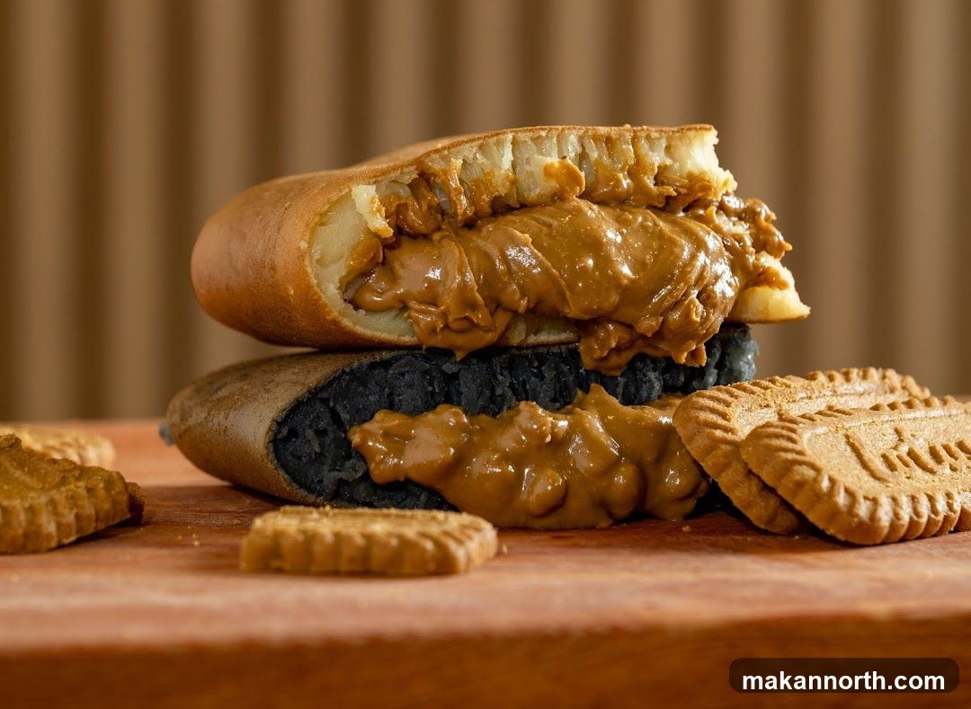 Peanut Butter Filled Pancakes