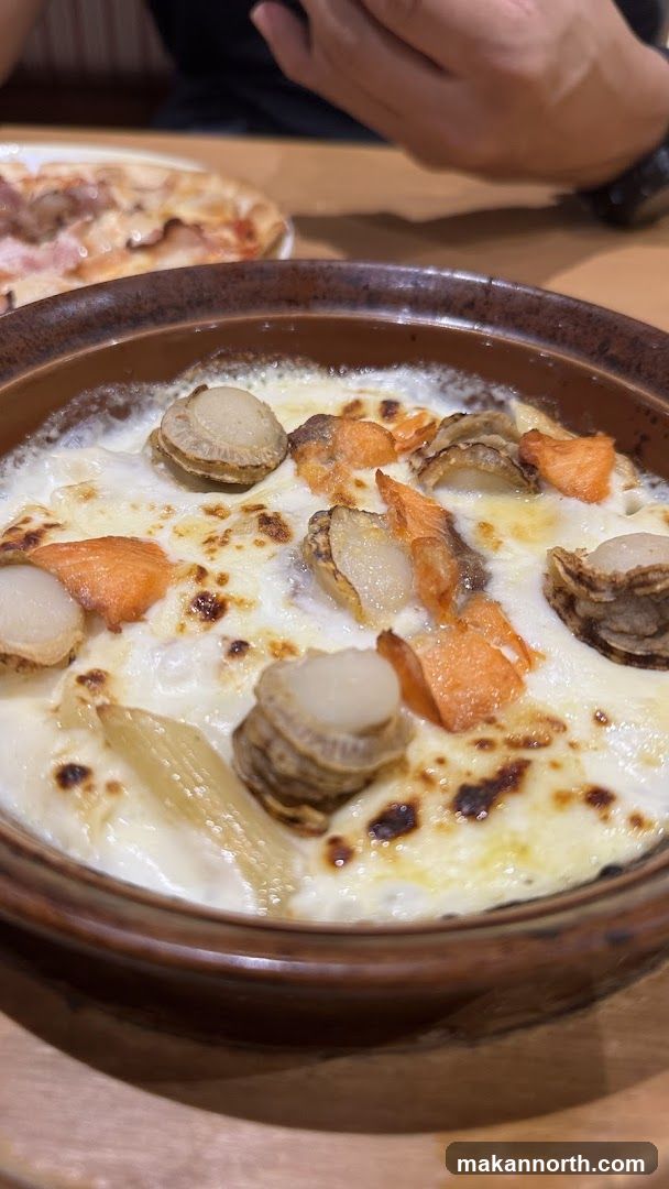 Scallop and Salmon Gratin