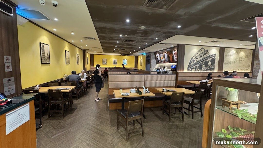 Restaurant Interior with Italian Themed Decor