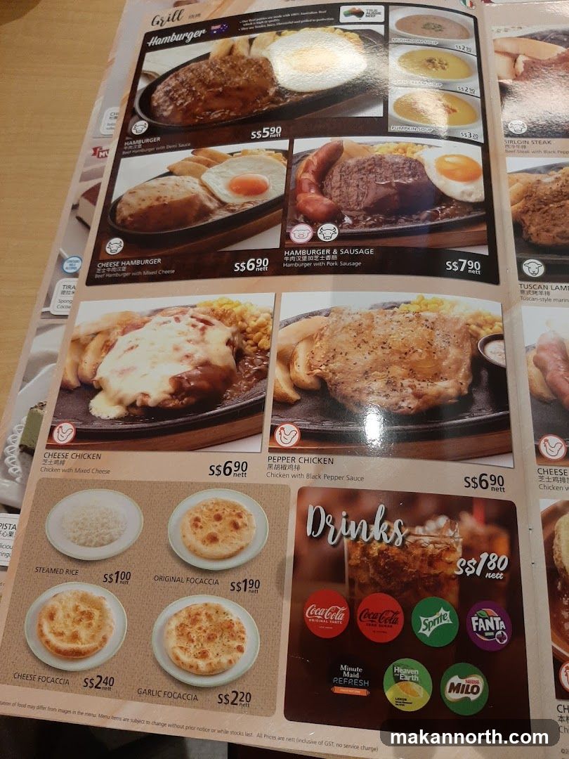 Grill Menu