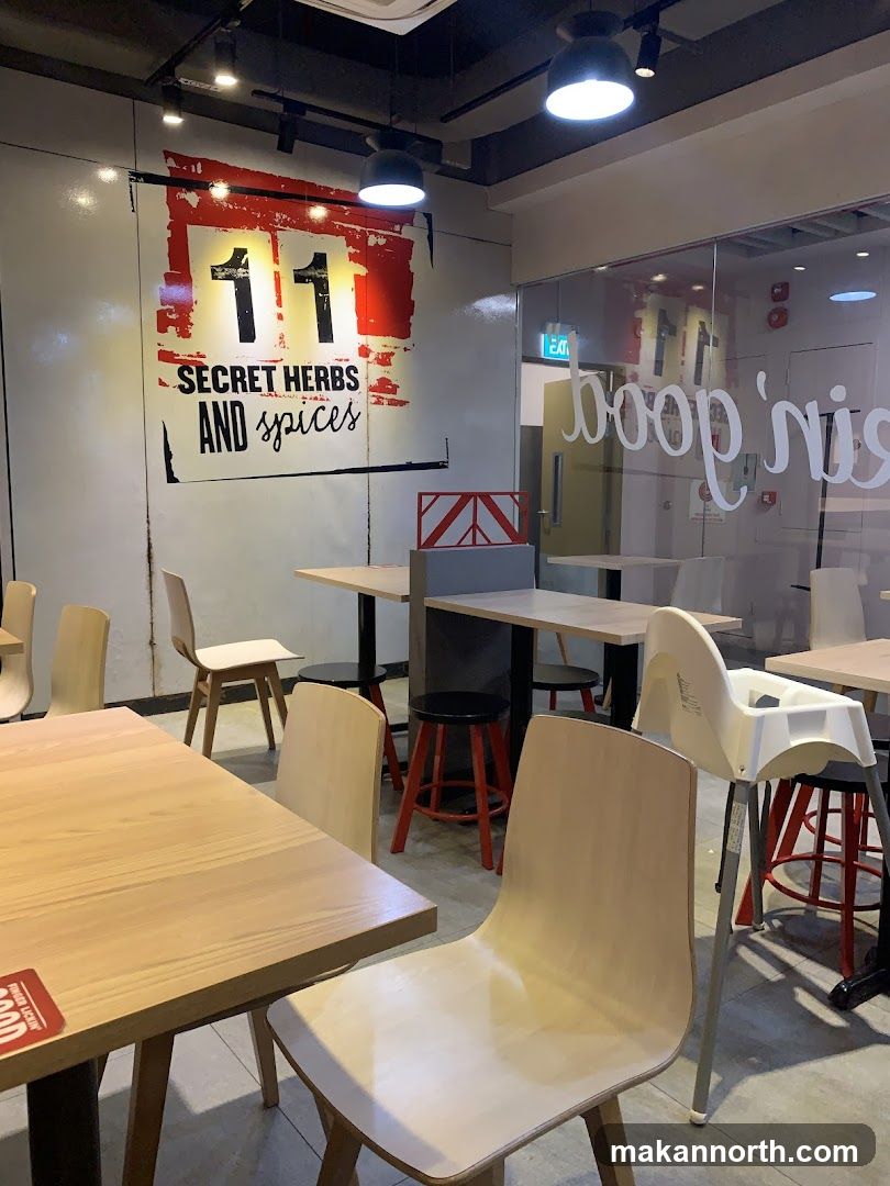 Restaurant Interior with Wall Art