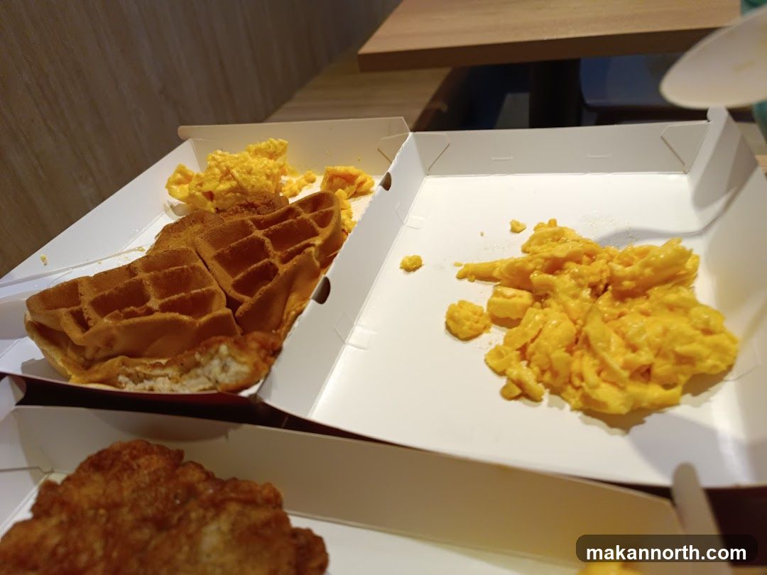 Waffles and Scrambled Eggs