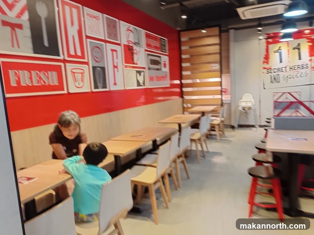 Restaurant Interior with Children