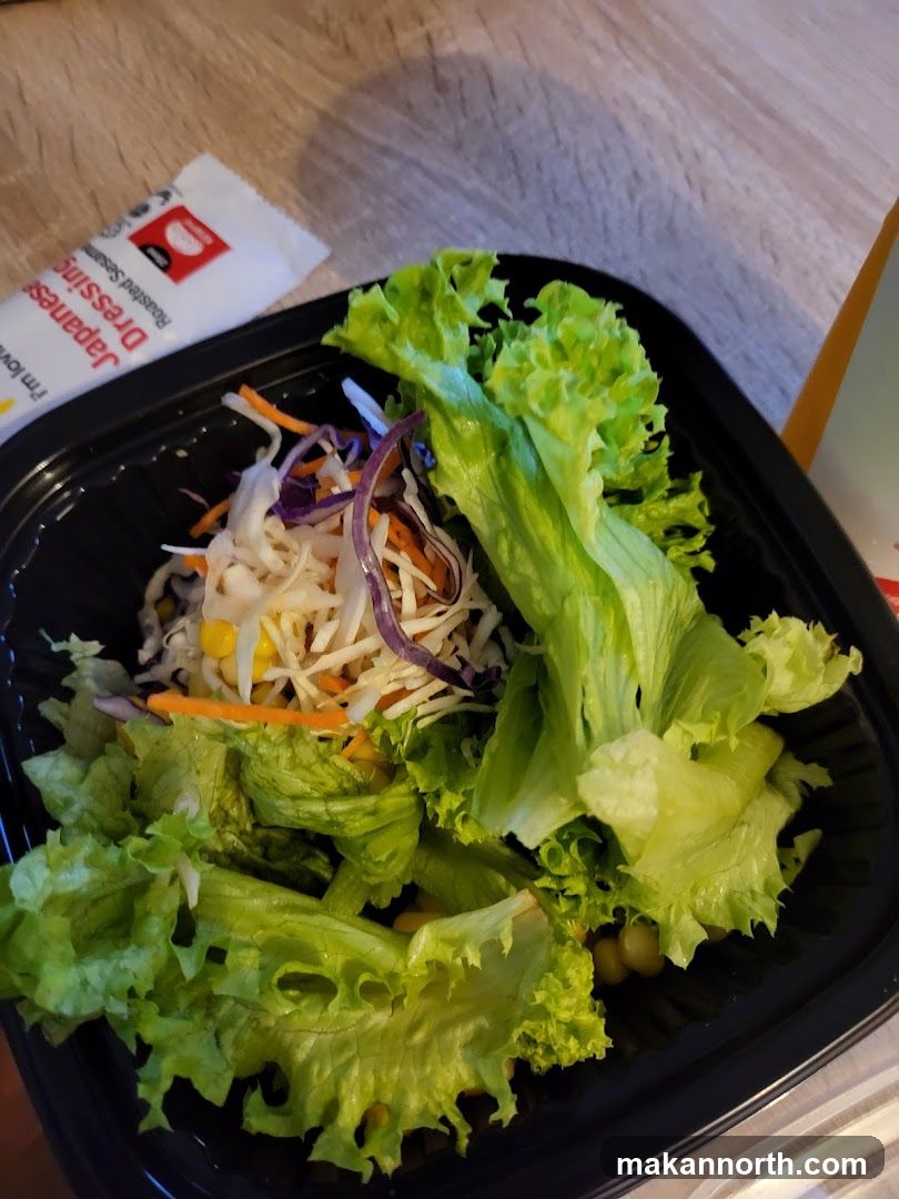 Salad with Dressing