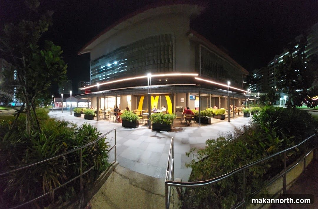 McDonald's Exterior at Night