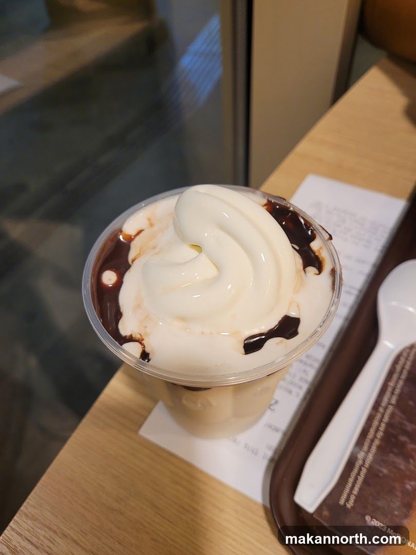 Soft Serve Dessert with Chocolate Drizzle