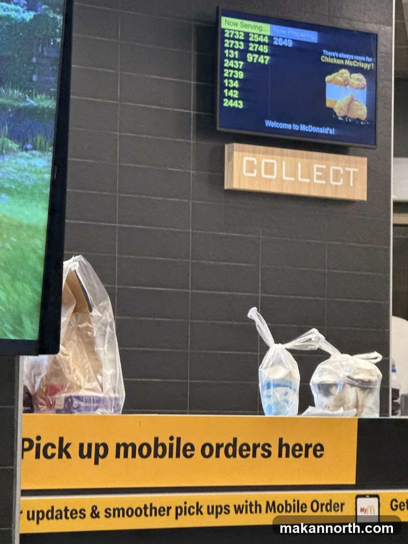 McDonald's Order Pickup Area