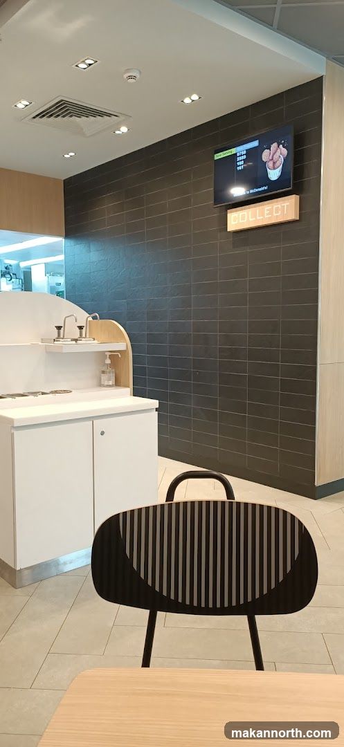 Restaurant Interior with Digital Menu