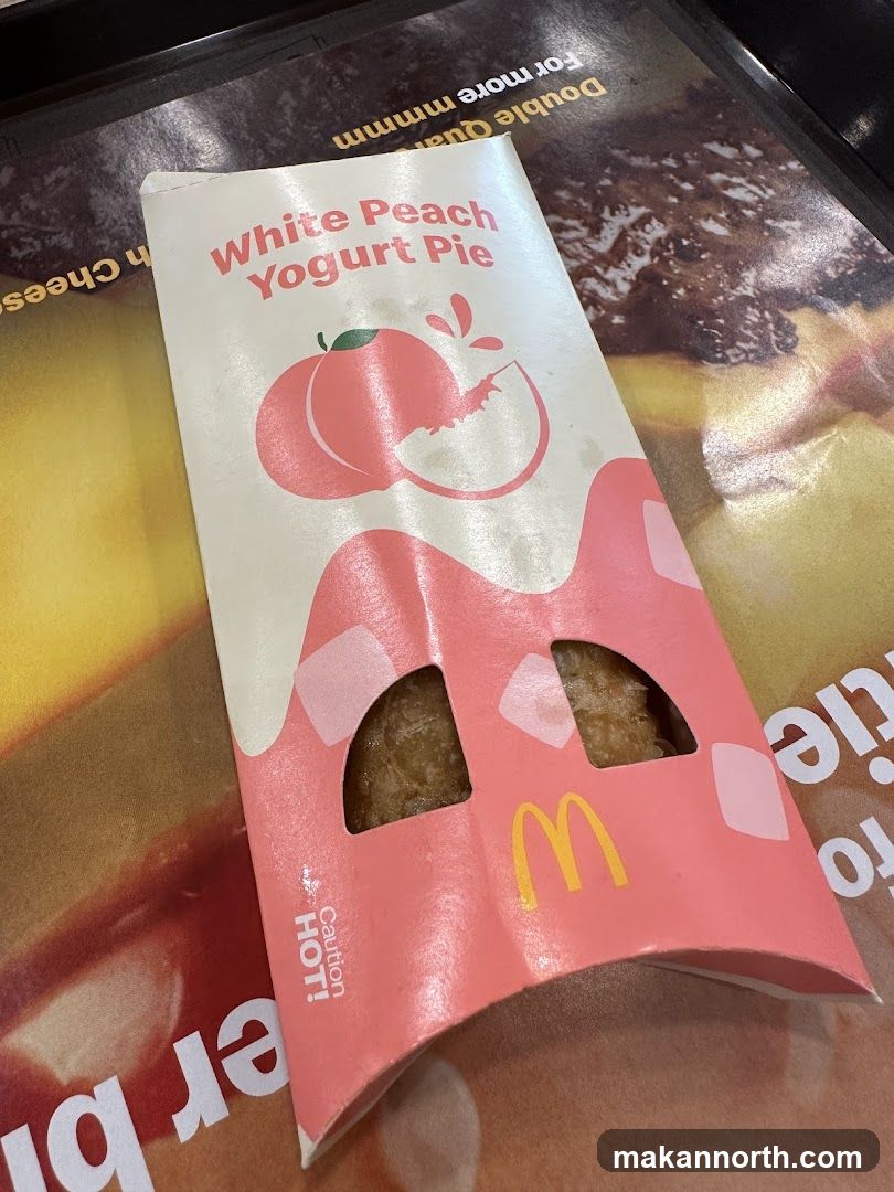 White Peach Yogurt Pie Packaging