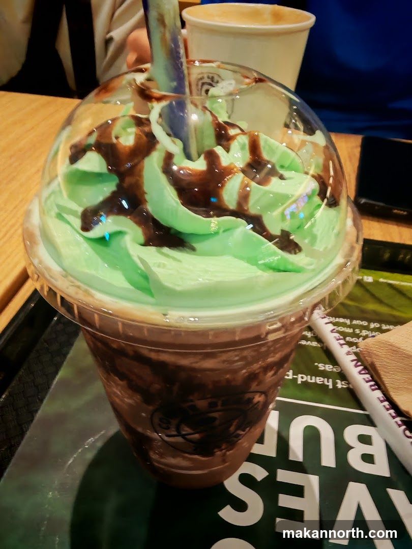 Chocolate Mint Frappuccino