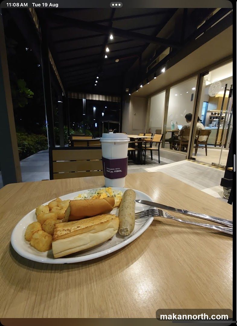 Breakfast Platter with Coffee